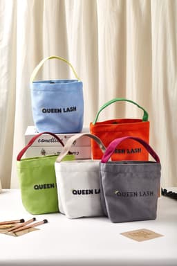 Mini Tote Bags | 9 x 7inch | Mini Tote Shopping Bag with Pocket Handle Heavy Duty Reusable thumbnail 3