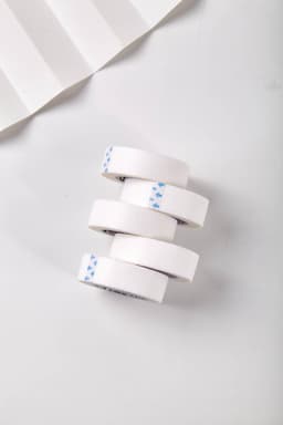 SURGICAL TAP- 5 Rolls White Eyelash Tape, Adhesive Eyelash Tapes, Lash Tape for Eyelash Extension Supply thumbnail 6