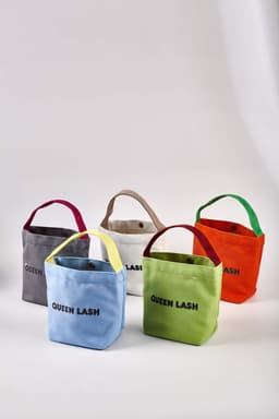 Mini Tote Bags | 9 x 7inch | Mini Tote Shopping Bag with Pocket Handle Heavy Duty Reusable thumbnail 6